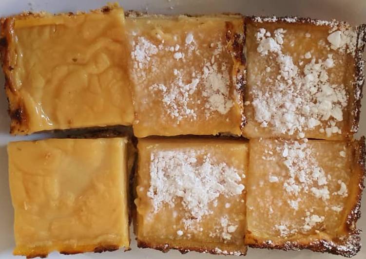 Lemongrass Flavoured Lemon Bars Recipe Lemongrass Flavoured Lemon Bars Recipe