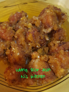 Foto resep Udang telor asin