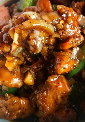 Foto resep Ayam Lada Hitam Crispy Simple