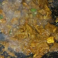 A picture of Mutton karahi.