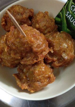 A picture of M's Meaty bites.