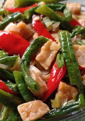 Foto resep Tumis kacang tempe