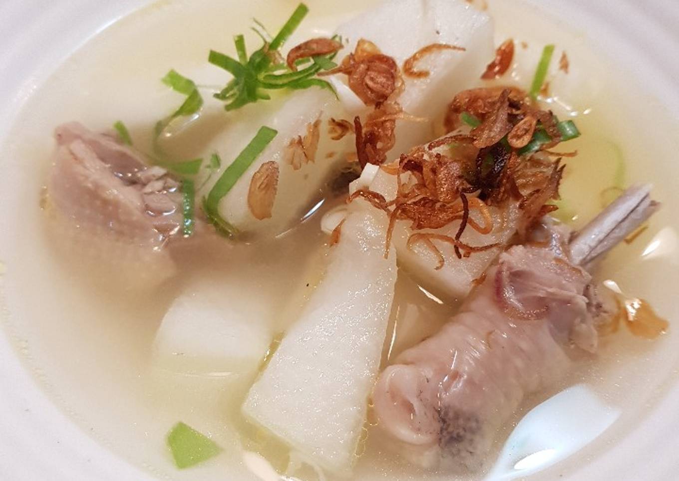 Sop Ayam Labu Air