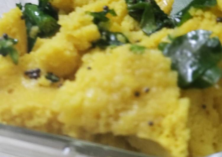 Recipe of Favorite Dhokla recipe|yummy