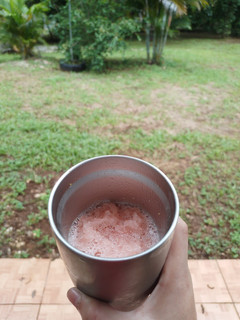 Una foto de Batido de fresa