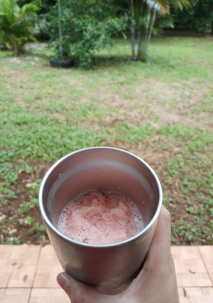 Una foto de Batido de fresa