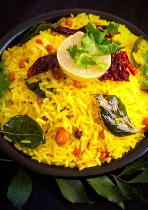 A picture of Lemon Rice.