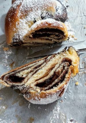 Csokipudingos kalács 🍫🍫🍫 recept fotója