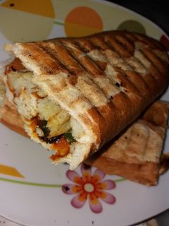 صورة لوصفة سندويتش على السريع