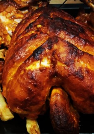 A picture of Lahori chicken charga.