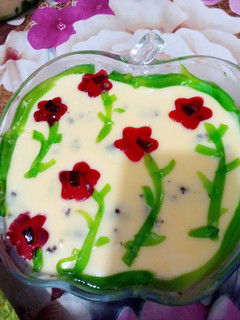 A picture of Fruit jelly custard.