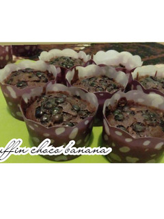 Foto resep Choco Banana muffin