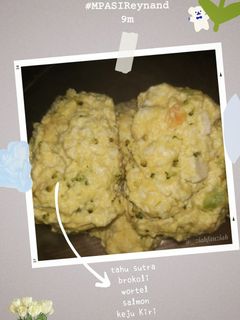 Foto resep MPASI 9m+ PEPES TAHU SALMON