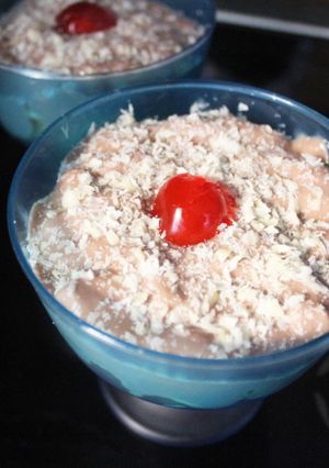 Foto principal de Manzanas con yogurt de chocolate