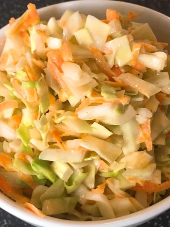Cómo Hacer Coleslaw Ensalada de col o repollo  que Delicioso