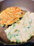 Bánh hành boa rô chiên thuần chay siêu dễ (Easy vegan leek pancake)
