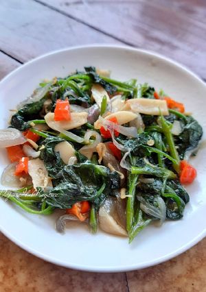 Foto resep 1164. Tumis Bayam Brazil