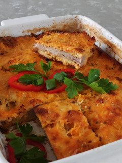 Tejszínes, sült csirkemell recept fotója