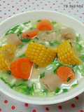 Canh Ngô Hầm Đuôi Lợn 옥수수 스프 스튜 돼지 꼬리