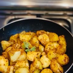A picture of Masala Alu Chaat.