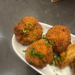 A picture of Deep Fried Mushrooms - Perfect side dish with a steak or BEER night with wings. ENJOY :P.