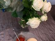 Une photo de ganache chocolat blanc pour macaron