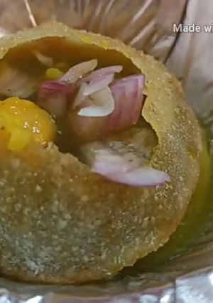 A picture of Crispy Pani puri Recipe.
