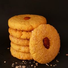 A picture of Almond Nestum Cookies.