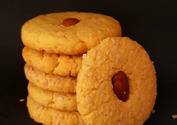 Steps to Make Homemade Taste of Home - Almond Nestum Cookies