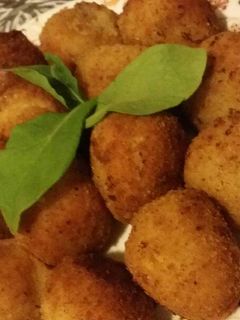 صورة لوصفة كرات البطاطس المحشيه😋👌