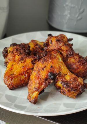 A picture of Air Fryer Chicken Wings.