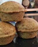 Cupcakes de vainilla con chispas de chocolate