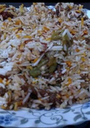 A picture of Masoor polao.