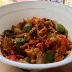 Sambal Tongkol Pete রেসিপির প্রধান ছবি