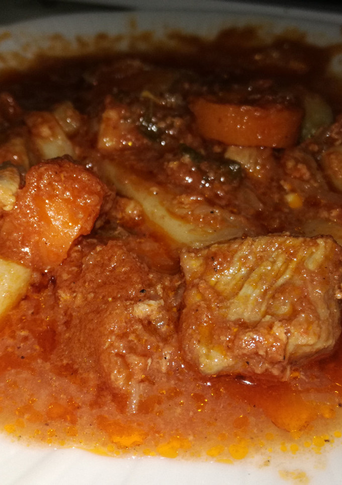 Una foto de Estofado de ternera con Patatas (Olla GM Alfa)