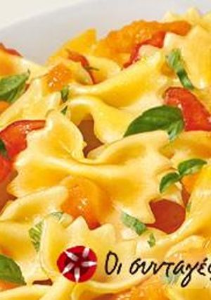 Φωτογραφία της συνταγής Barilla Mini Farfalle με κρέμα κολοκύθας και ντομάτα