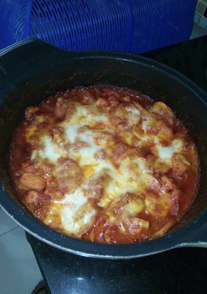 Foto resep Chicken fire with cheesse (Buldak)