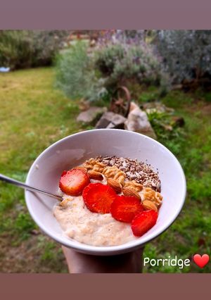 Una foto de Porridge de avena