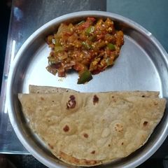 Matar paneer bhurji A picture of Matar paneer bhurji.