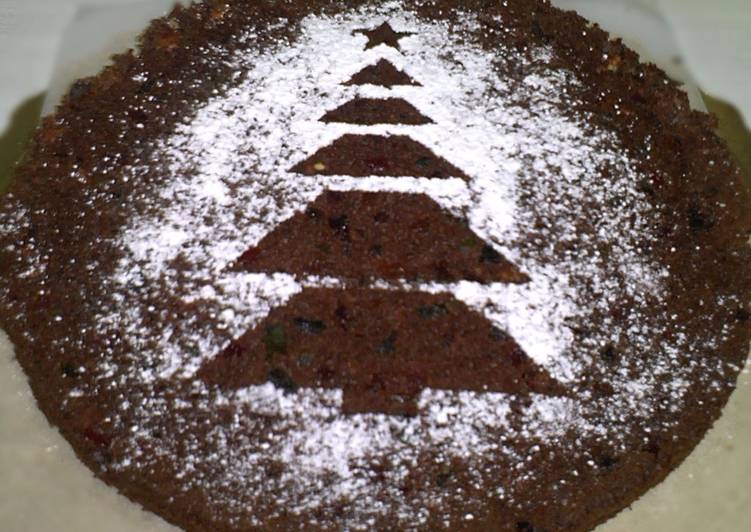 Torta Navideña o Negra sin harina, sin azúcar y sin mantequilla