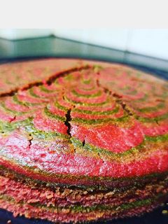 तिरंगा जेबरा केक (tiranga zebra cake recipe in Hindi) रेसिपी मुख्य फोटो