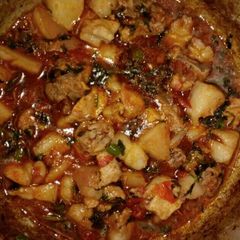 A picture of Pork stew.