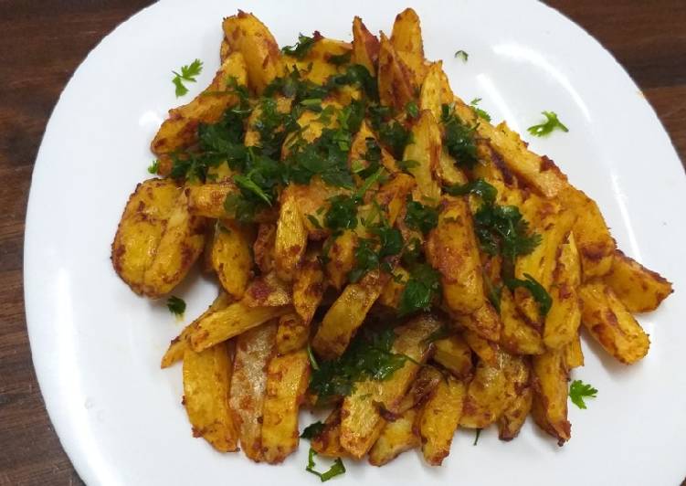 Recipe of Quick Chips Masalla#potato contest