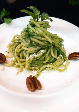 A picture of Basil Pesto Pasta.