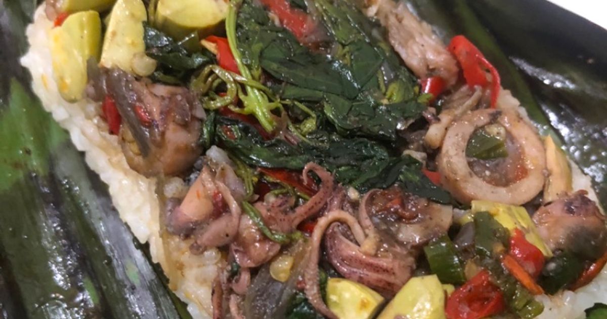 Nasi bakar cumi