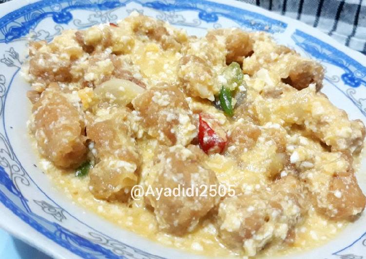 Sotong Tepung Saus Telur Asin