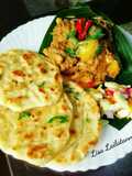 Kari ayam plus roti cane