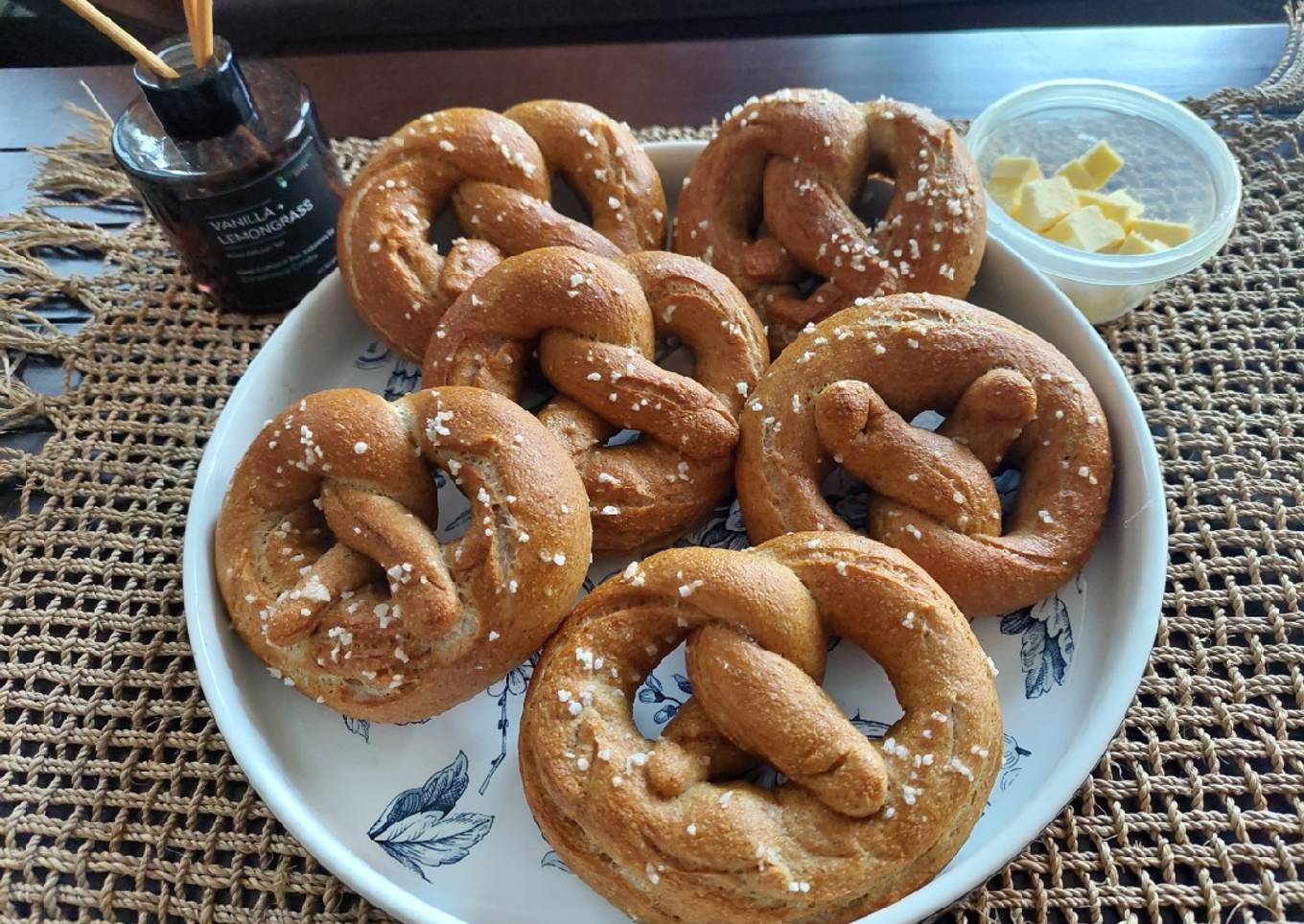 Whole wheat Bavarian Pretzel