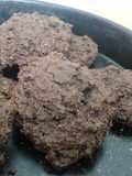Galletones de algarroba, avena, almendra - tipo brownie más sanito - para mimarse y nutrirse 💝