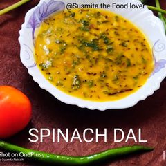 A picture of Palak dal.